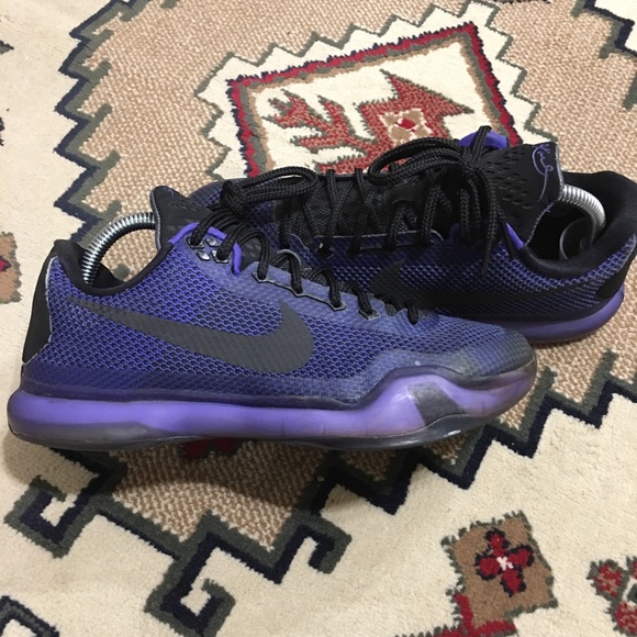 nike kobe x 10 blackout purple